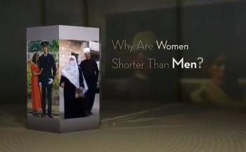 Почему женщины ростом ниже мужчин? / Why are women shorter than men?